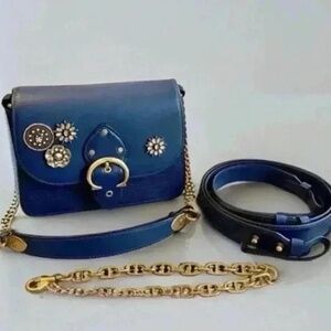 Customized Coach Beat Bag with Tea Roses - NWOT